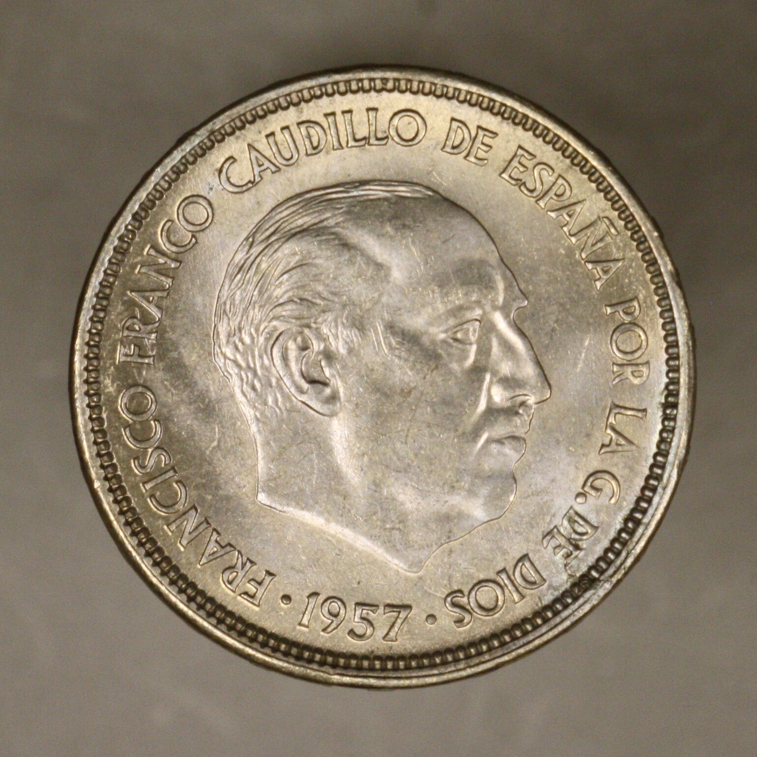 Spain 1957 25 Pesetas 