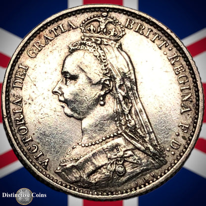 Great Britain 1887 Six Pence GB2691