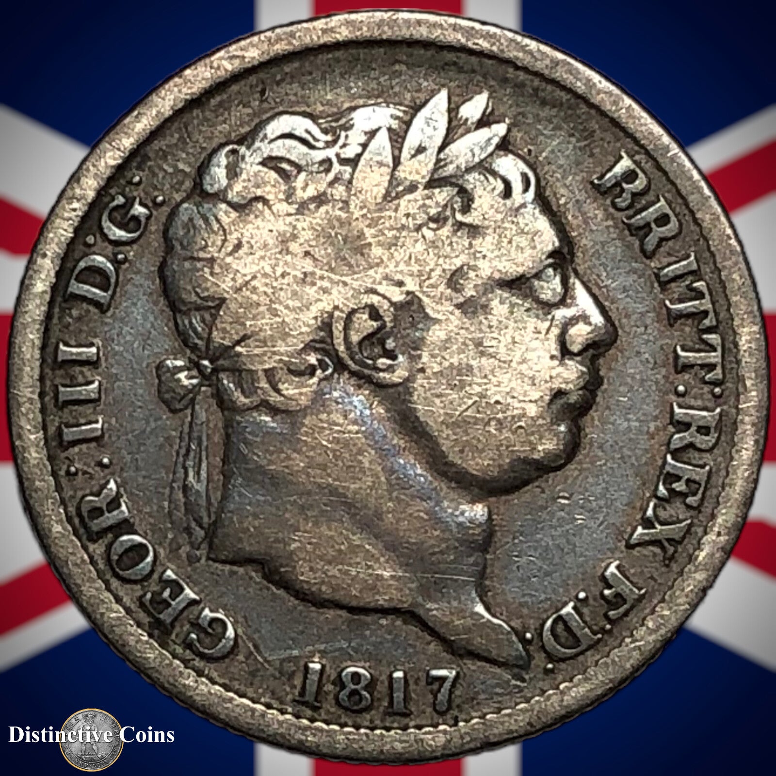 Great Britain 1817 British One Shilling GB0054