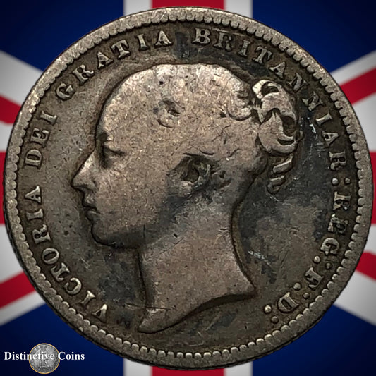 Great Britain 1874 British One Shilling GB0344