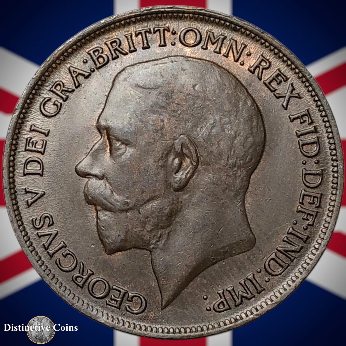 Great Britain 1918 Penny 1d GB6875