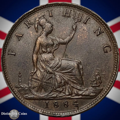 Great Britain 1884 Farthing 1/4d GB4110