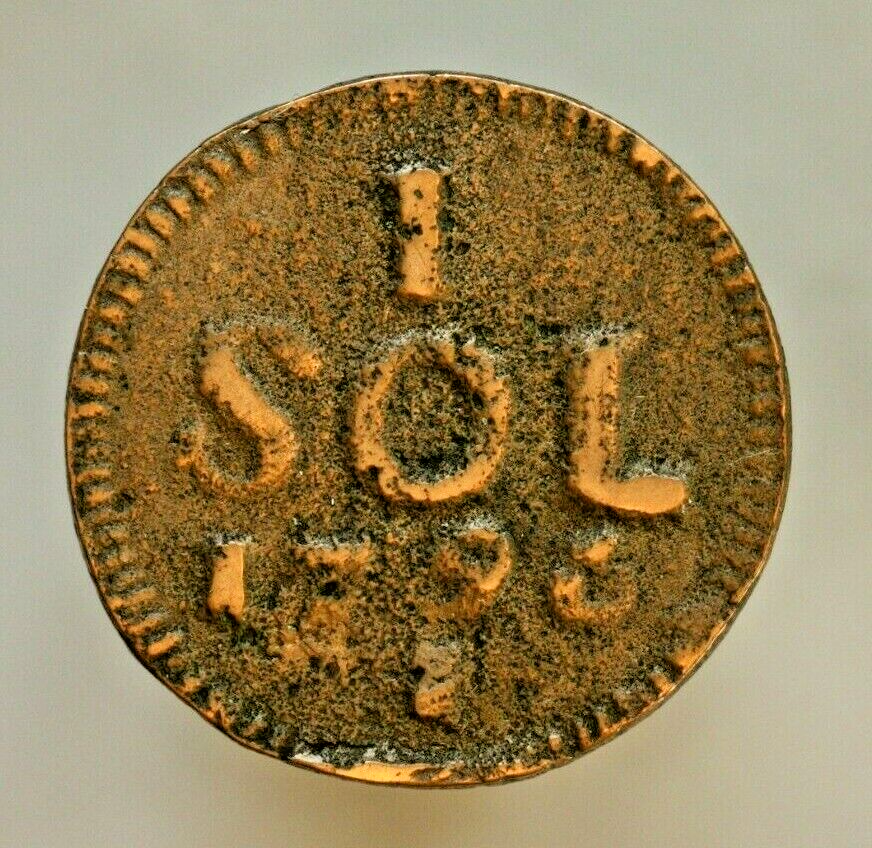 Luxembourg 1795 Sol VF for type A551
