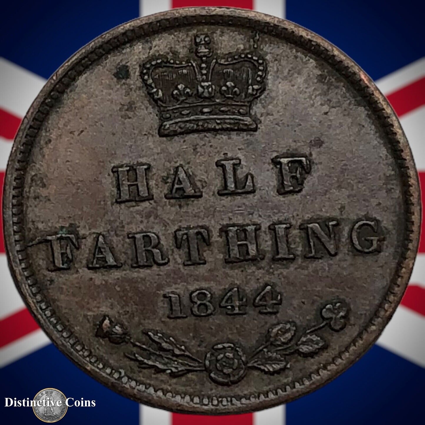 Great Britain 1844 Half Farthing 1/2 Penny GB3079