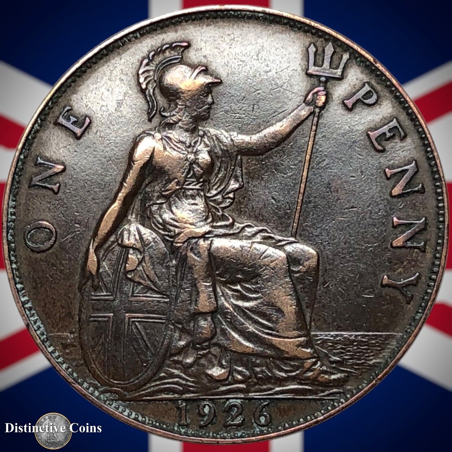 Great Britain 1926 Penny 1d GB7026