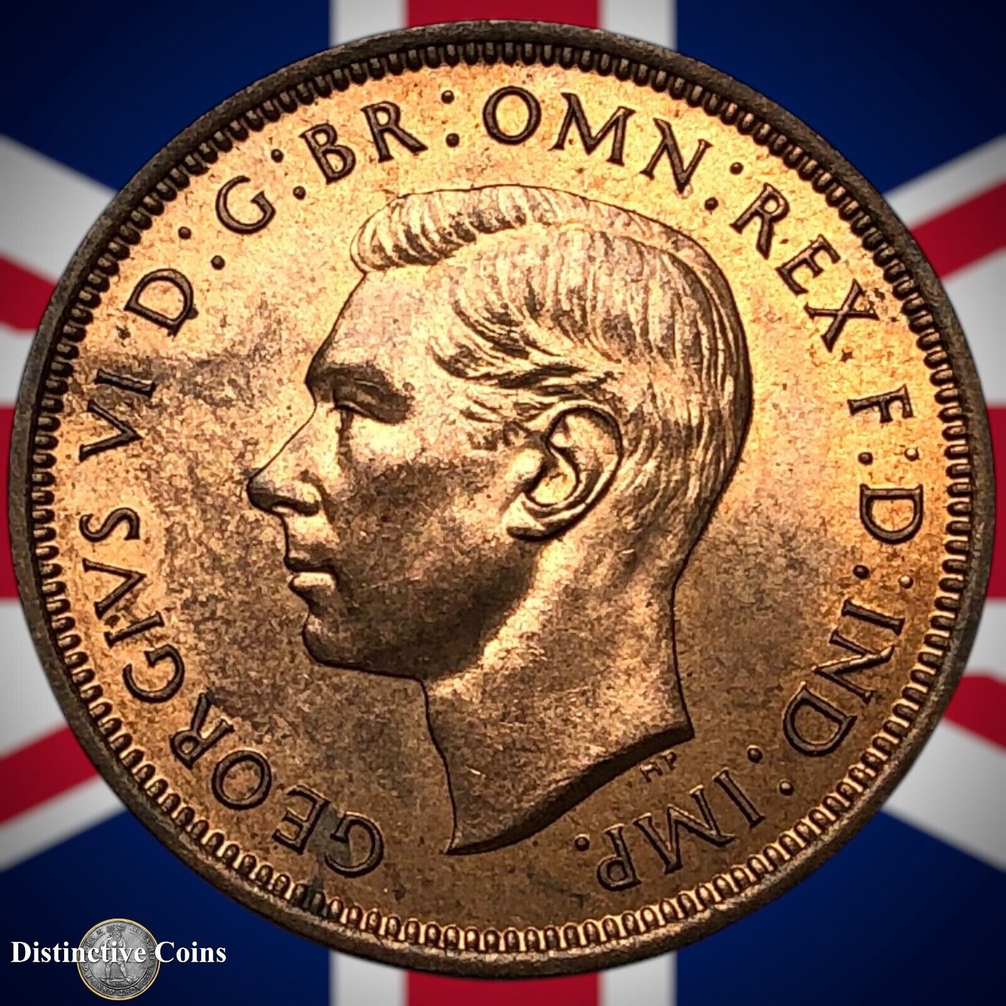 Great Britain 1938 Half Penny 1/2d GB6015
