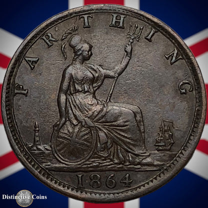 Great Britain 1864 Farthing 1/4d GB3517