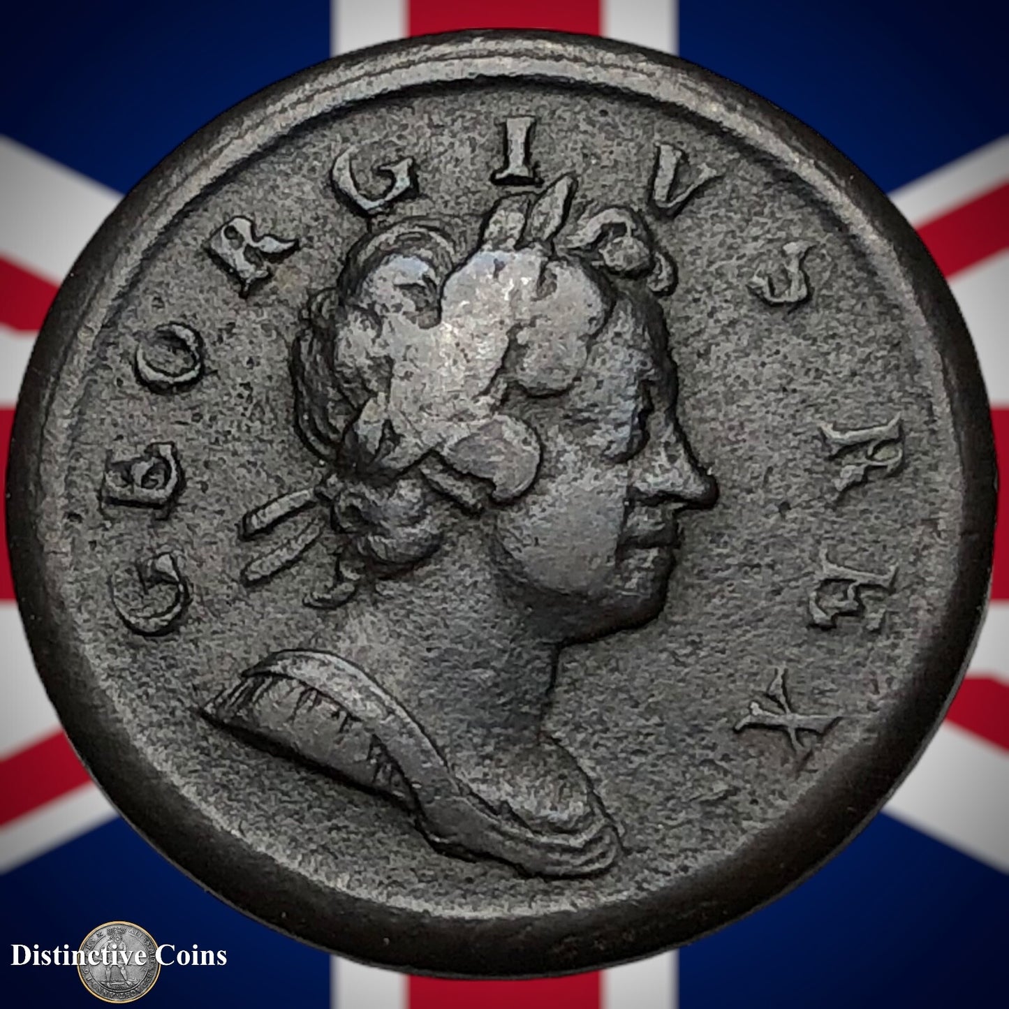 Great Britain 1718 Half Penny 1/2d GB5024