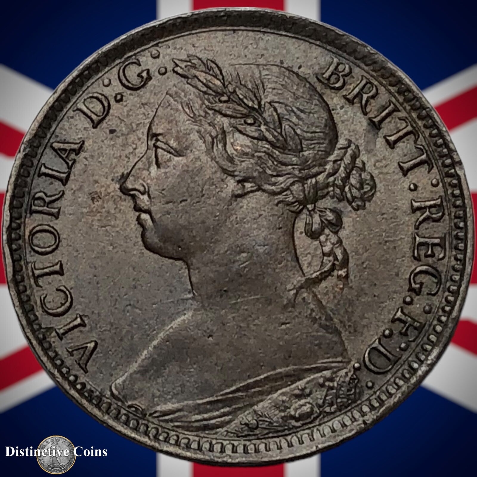 Great Britain 1884 Farthing 1/4d GB4112