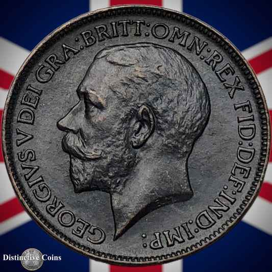 Great Britain 1912 Farthing 1/4d GB4656