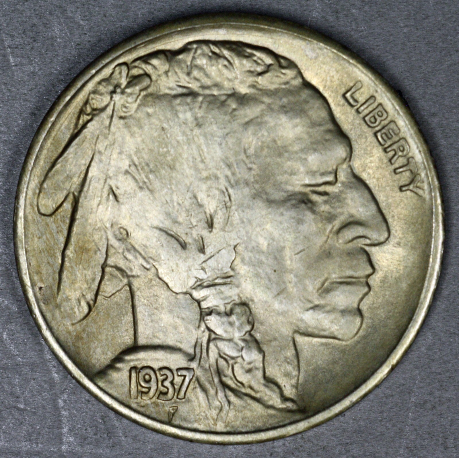 US 1937 S Buffalo Nickel  A3325