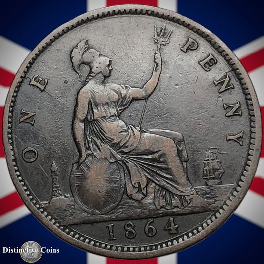 Great Britain 1864 Penny 1d GB6268