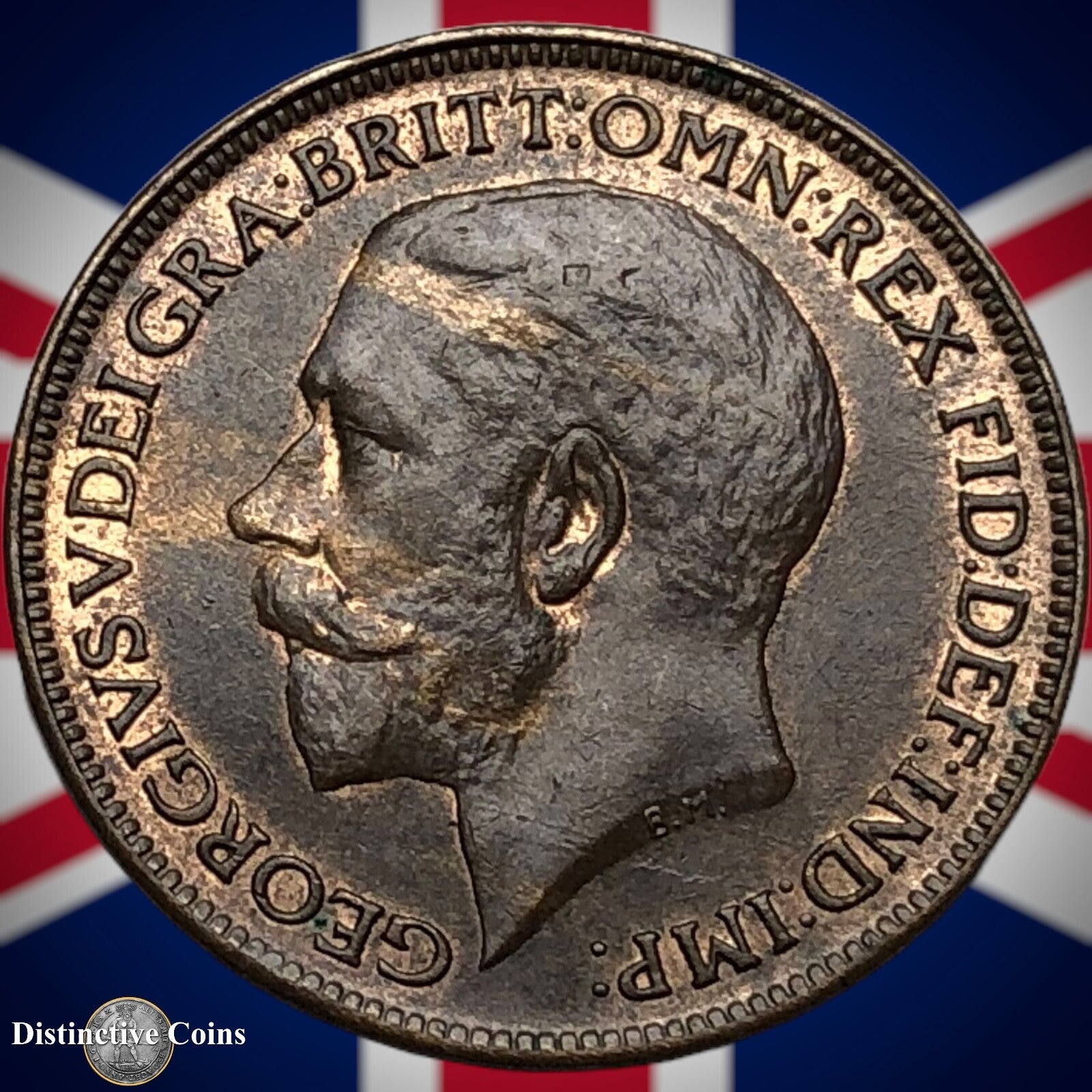 Great Britain 1919 Farthing 1/4d GB4721