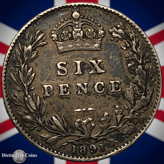 Great Britain 1891 Six Pence GB2755