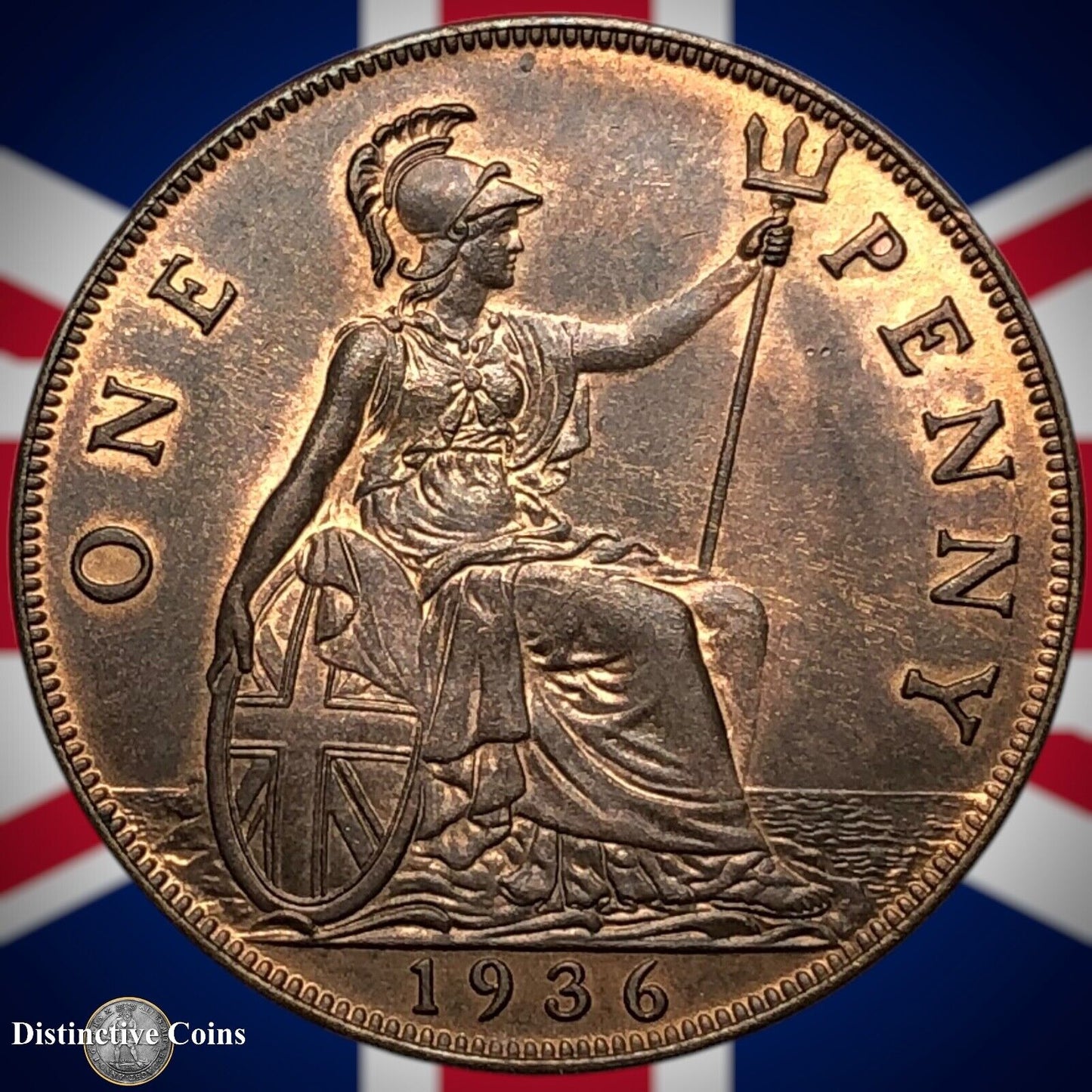 Great Britain 1936 Penny 1d GB7199