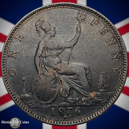 Great Britain 1876 H Penny 1d GB6382