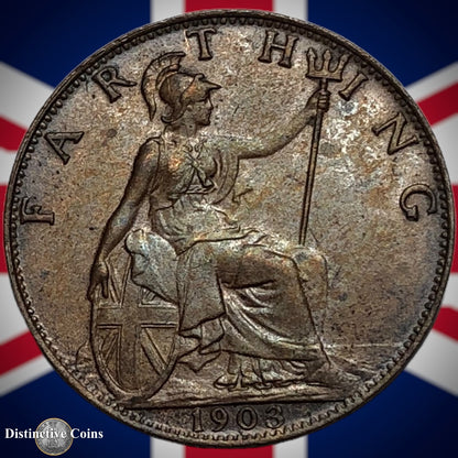 Great Britain 1903 Farthing 1/4d GB4536