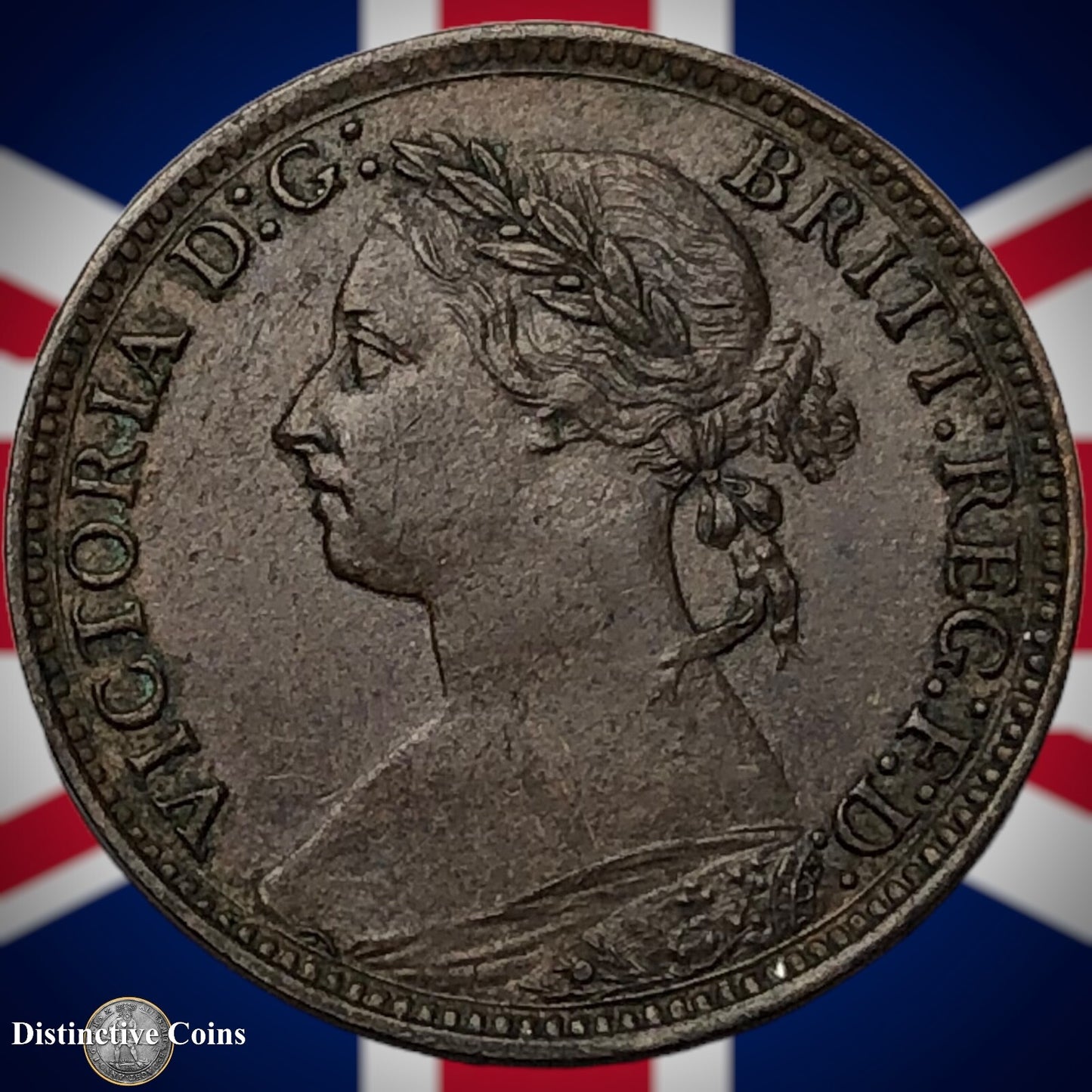 Great Britain 1886 Farthing 1/4d GB4216