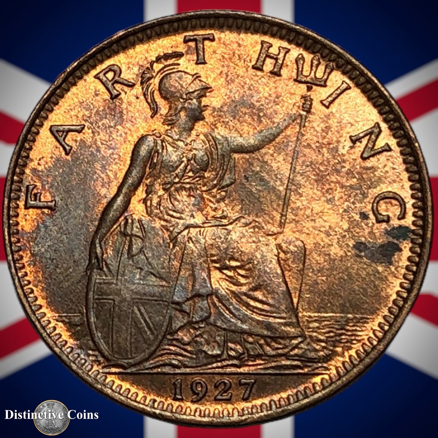 Great Britain 1927 Farthing 1/4d GB4848