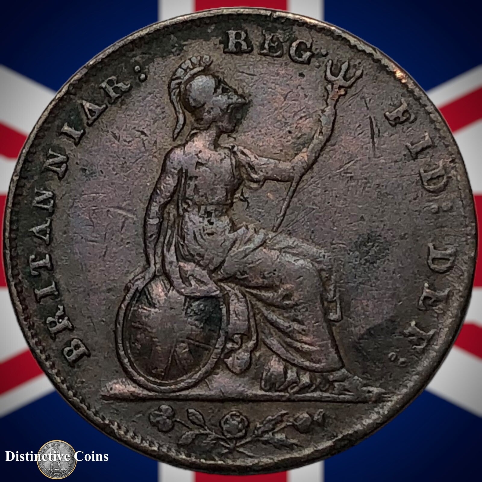 Great Britain 1853 Farthing 1/4d GB3444