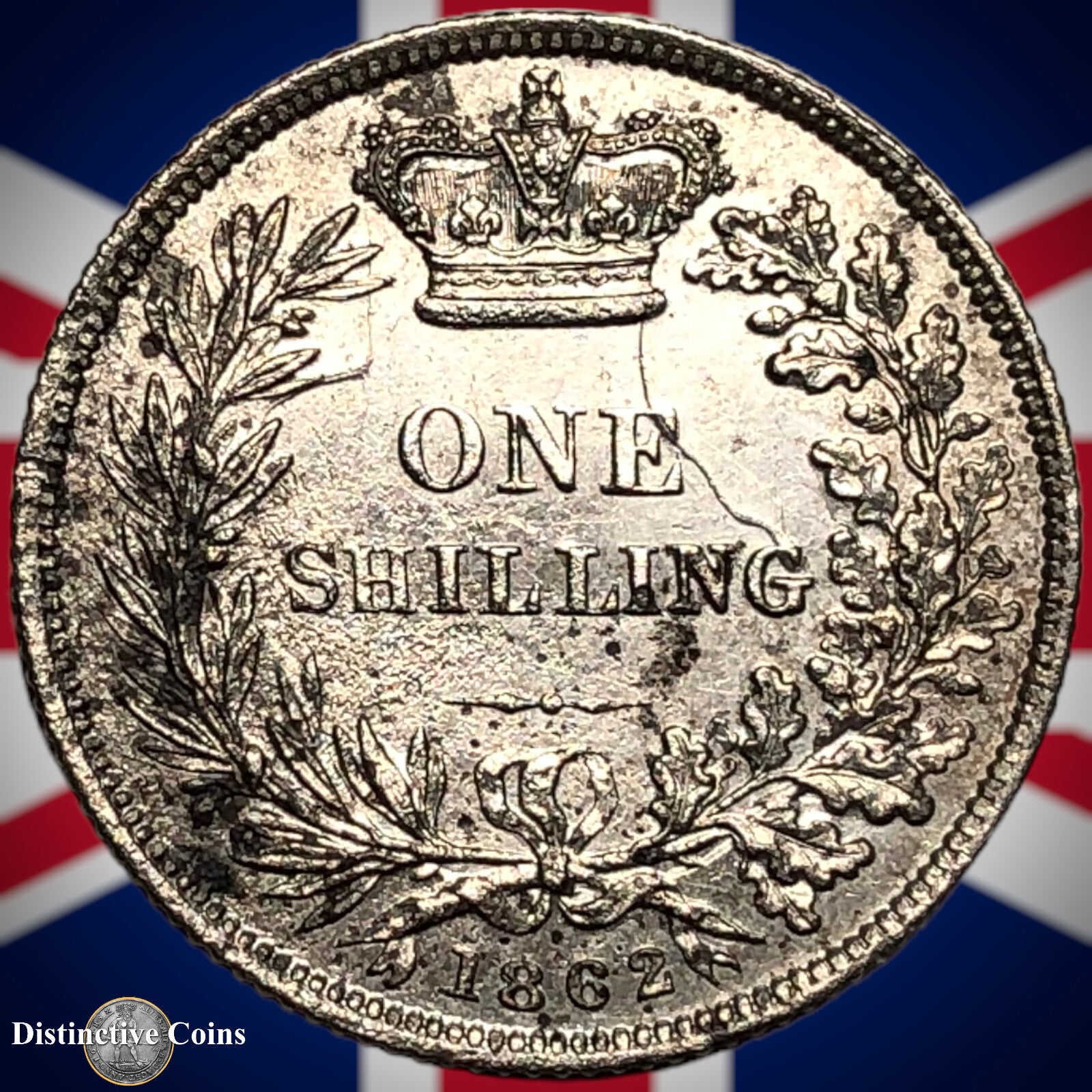 Great Britain 1862 British One Shilling GB0265