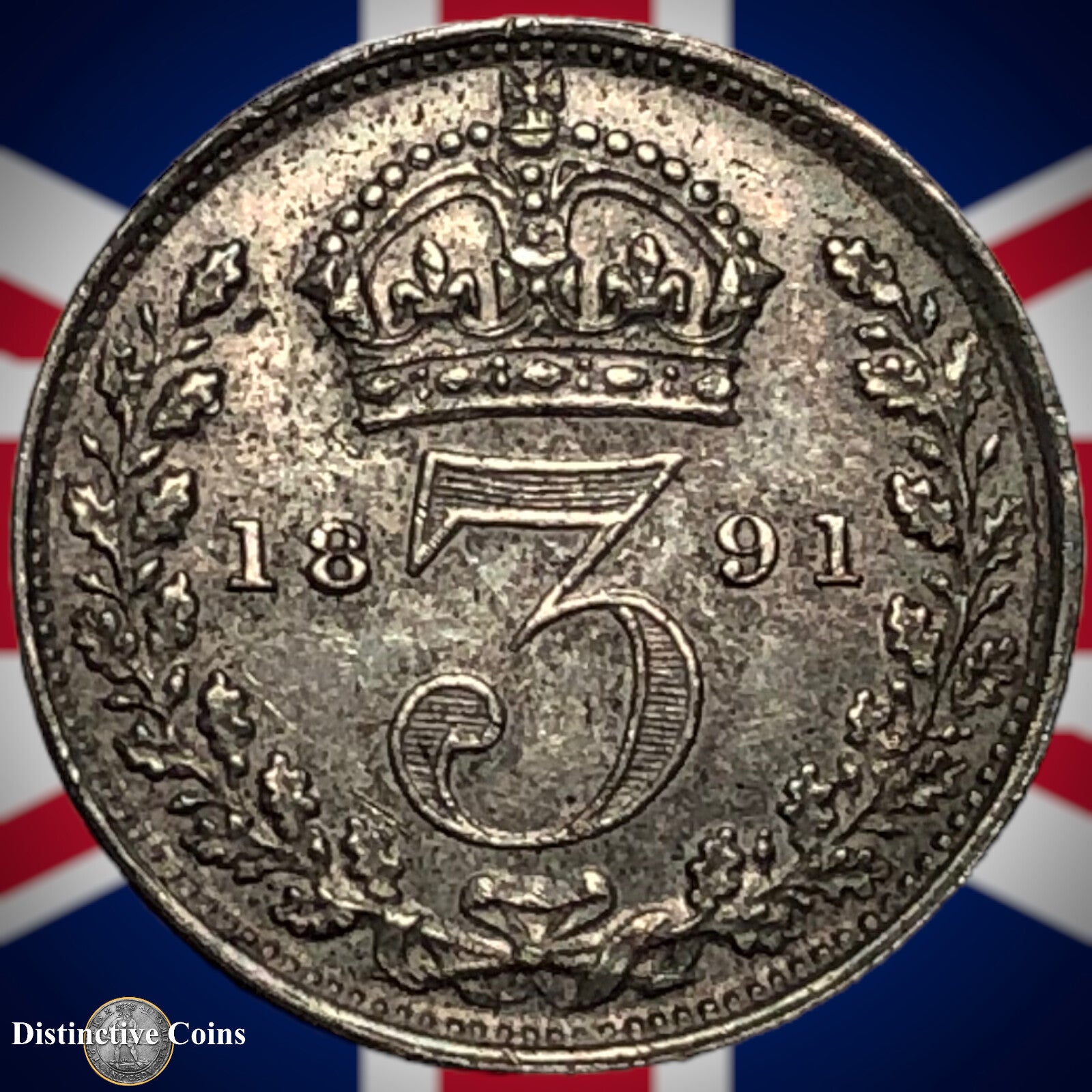 Great Britain 1891 Three Pence GB1997