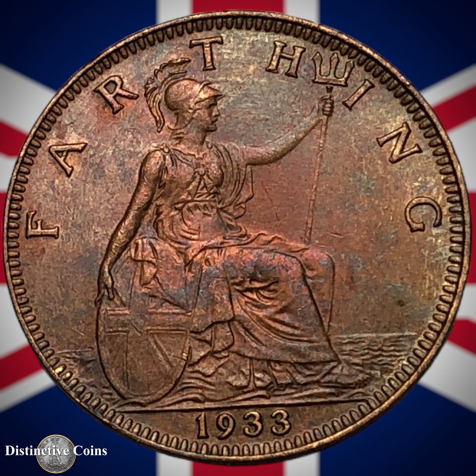 Great Britain 1933 Farthing 1/4d GB4941