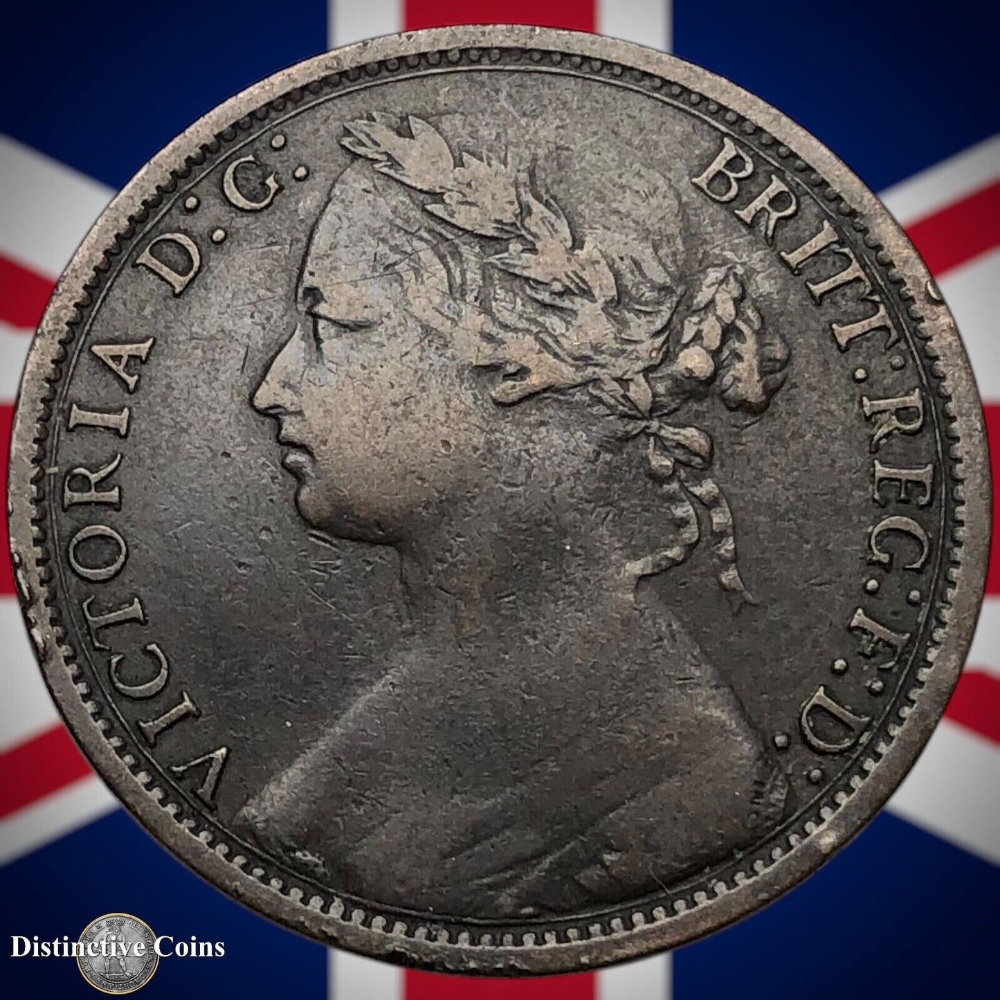 Great Britain 1874 H Penny 1d GB6348