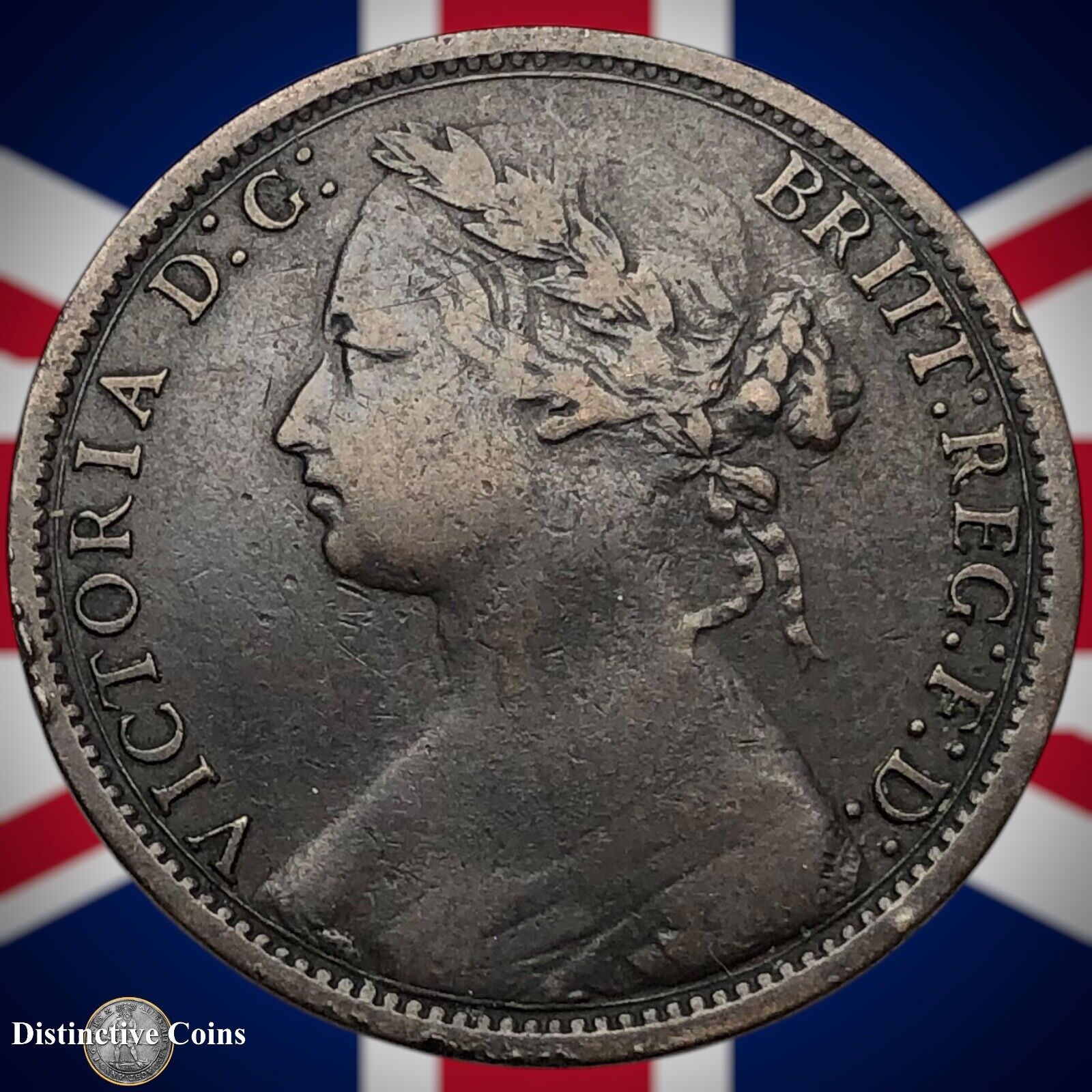 Great Britain 1874 H Penny 1d GB6348