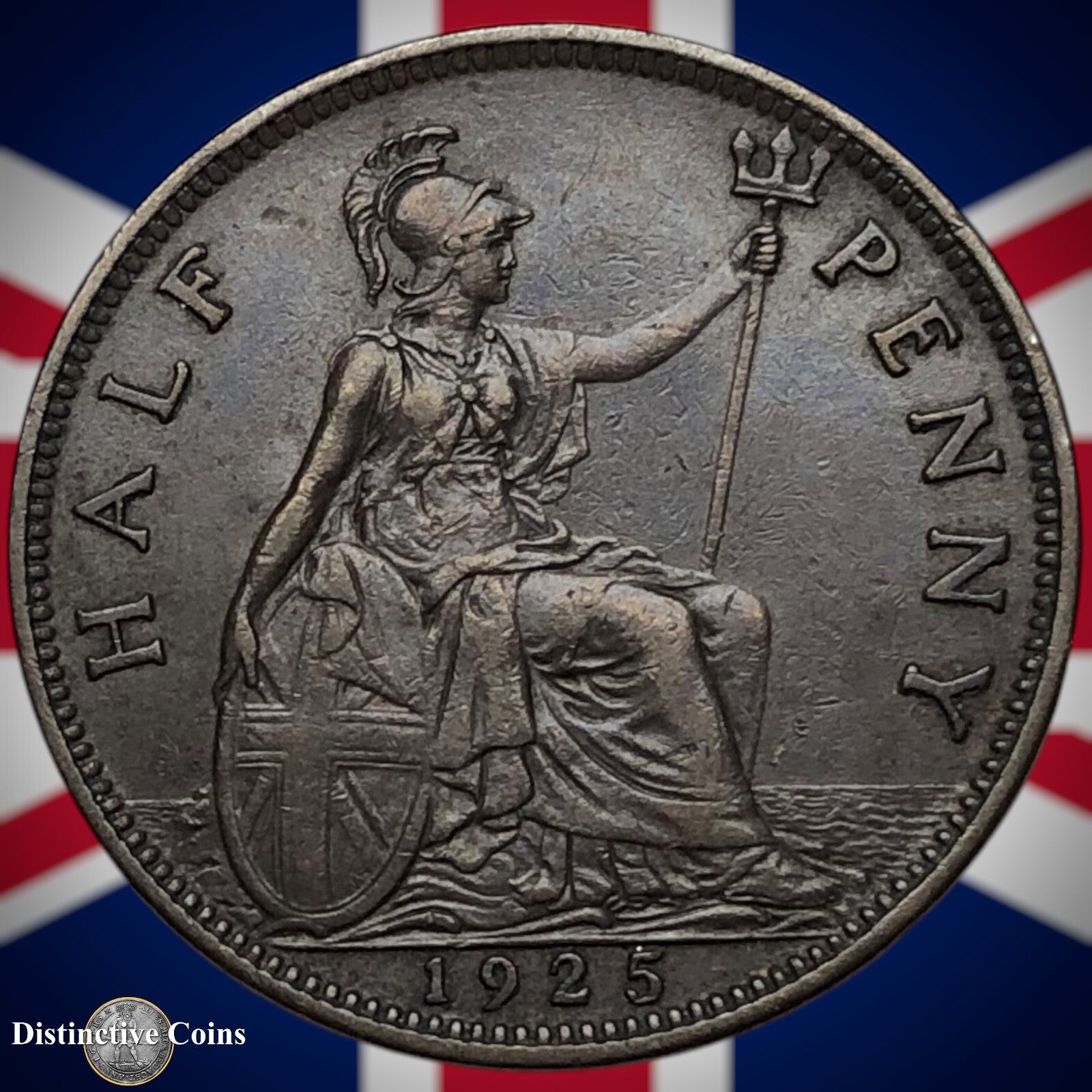 Great Britain 1925 Half Penny 1/2d GB5919