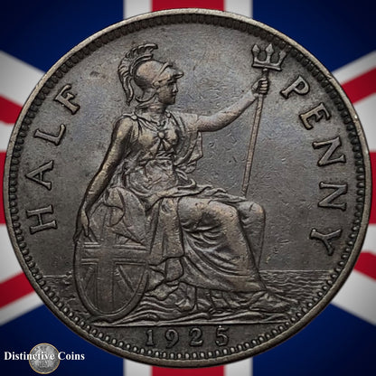 Great Britain 1925 Half Penny 1/2d GB5919