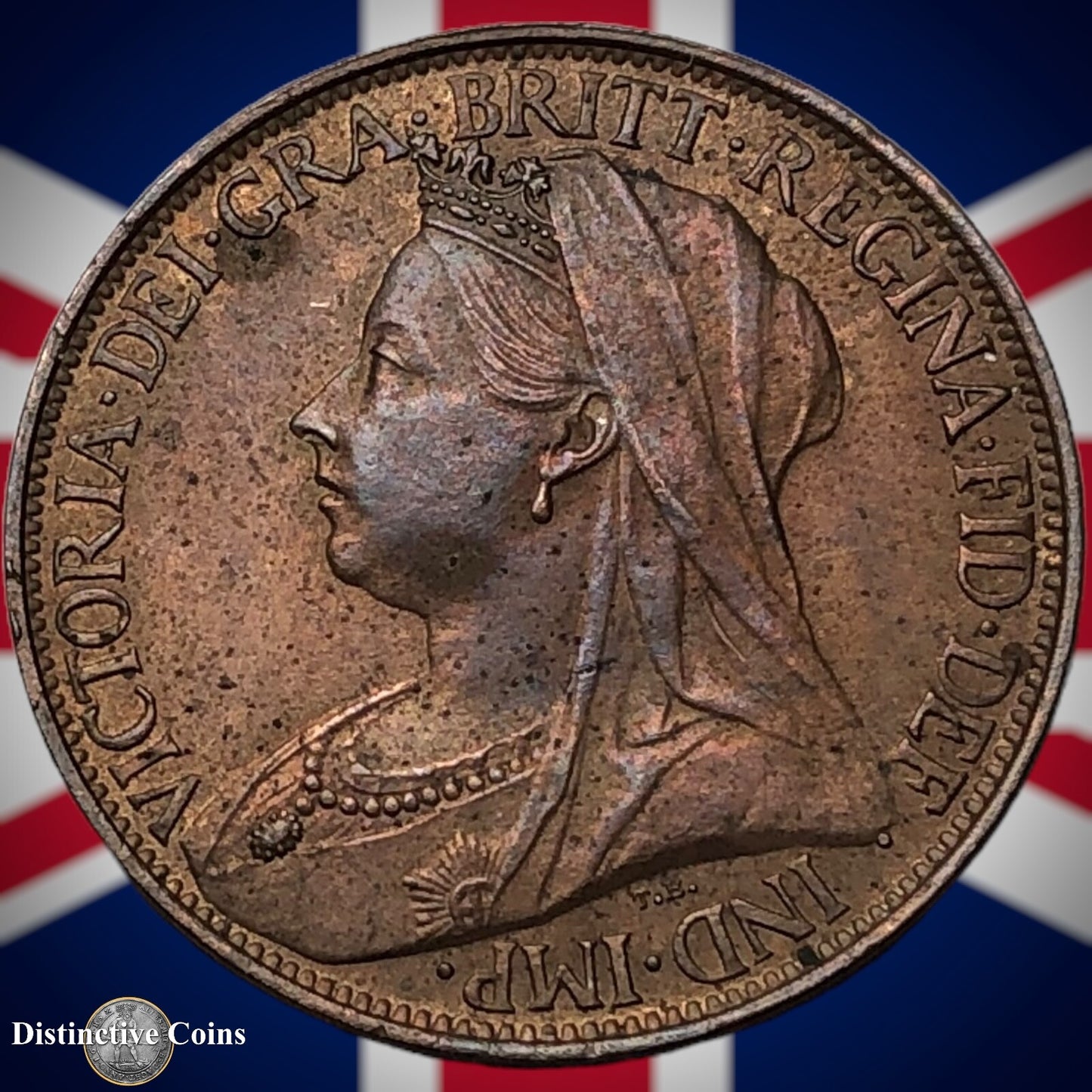 Great Britain 1896 Farthing 1/4d GB4436