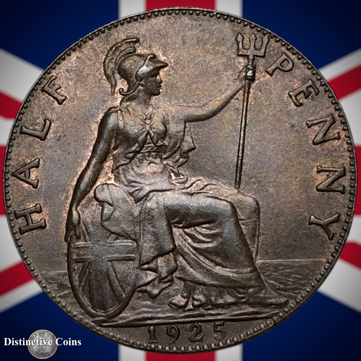 Great Britain 1925 Half Penny 1/2d GB5915