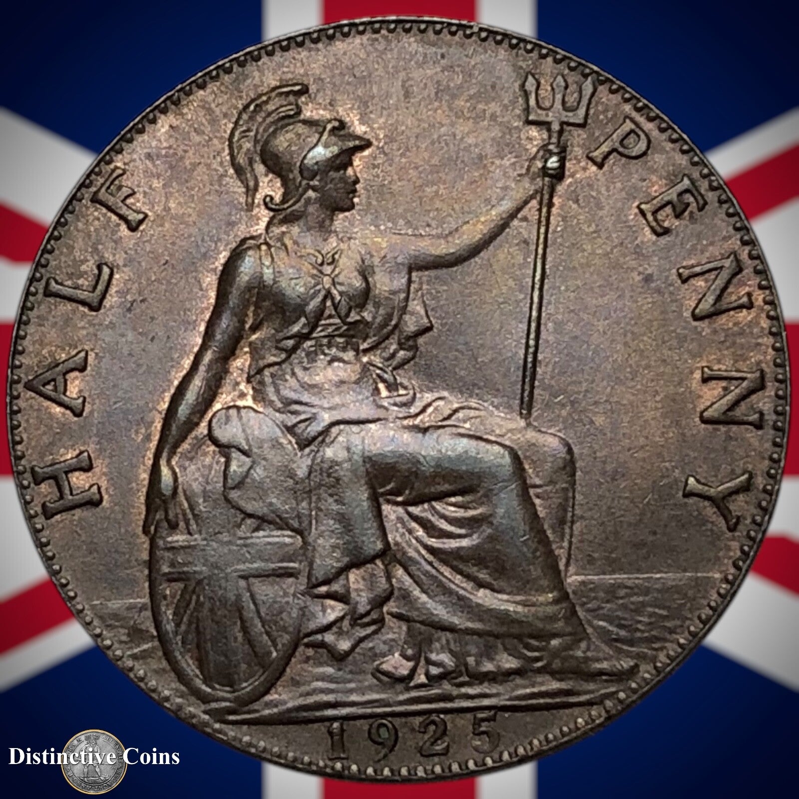 Great Britain 1925 Half Penny 1/2d GB5915