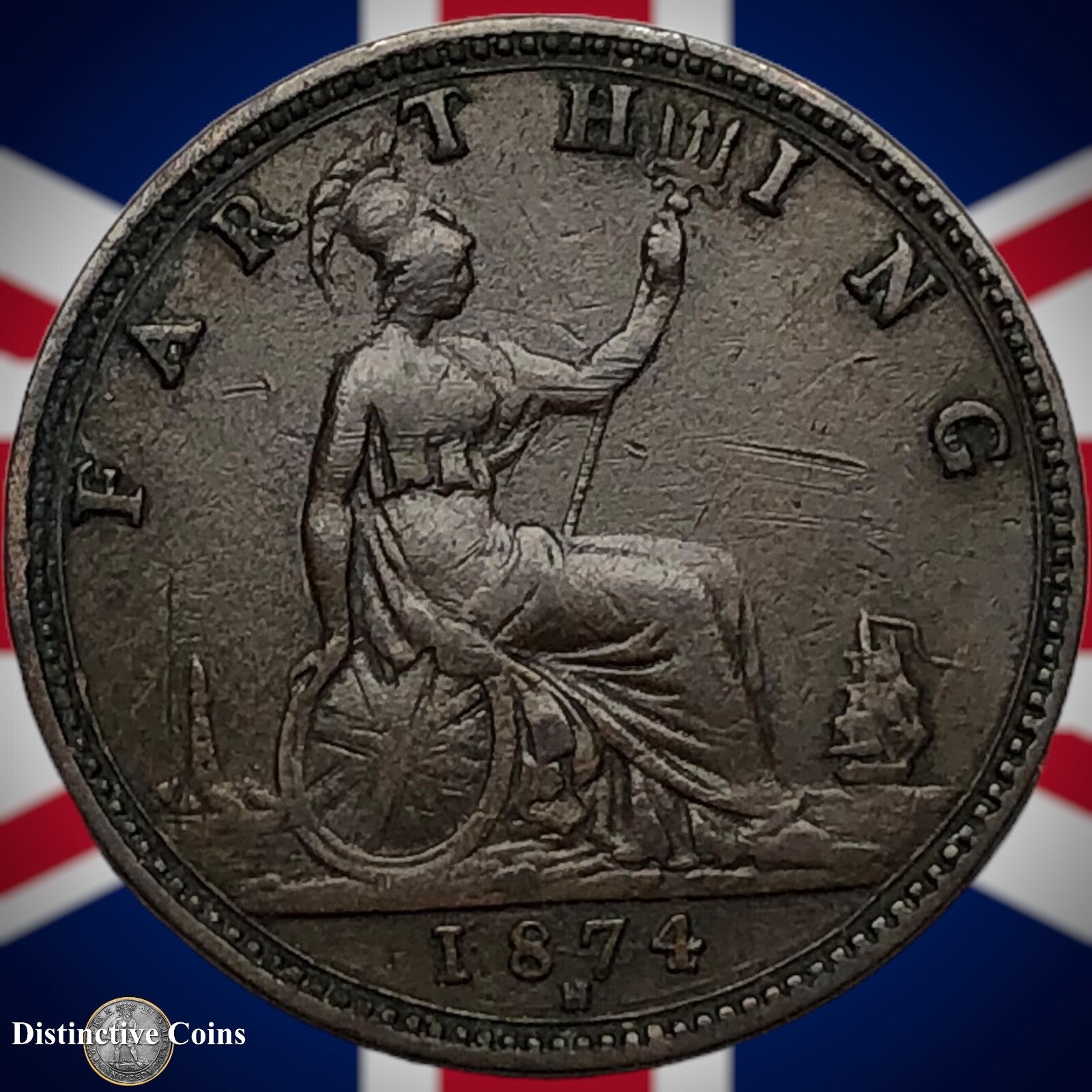 Great Britain 1874 Farthing 1/4d GB3714