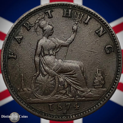 Great Britain 1874 Farthing 1/4d GB3714