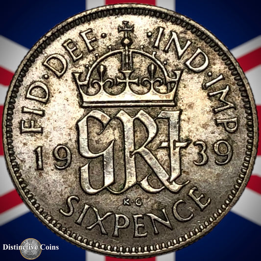 Great Britain 1939 Six Pence GB1723