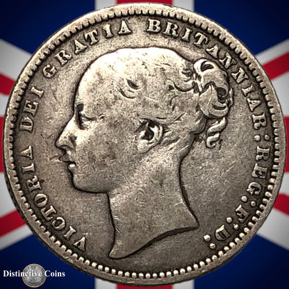 Great Britain 1871 British One Shilling GB0314
