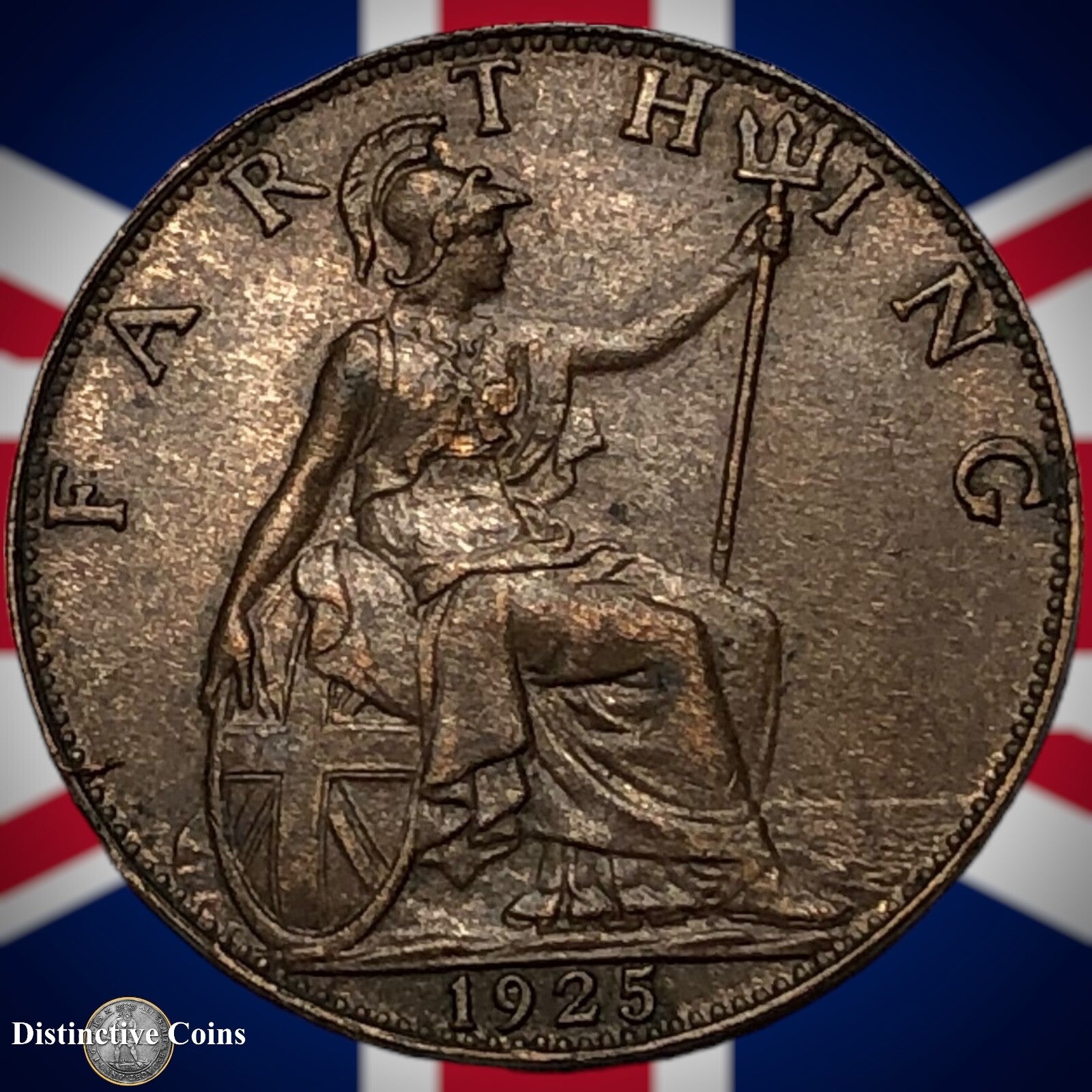 Great Britain 1925 Farthing 1/4d GB4810