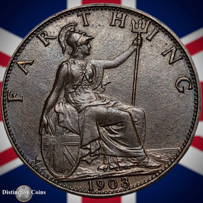 Great Britain 1903 Farthing 1/4d GB4543