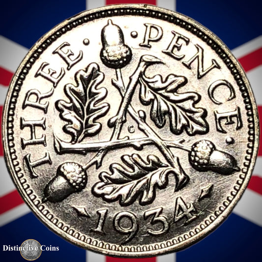 Great Britain 1934 Three Pence GB2264