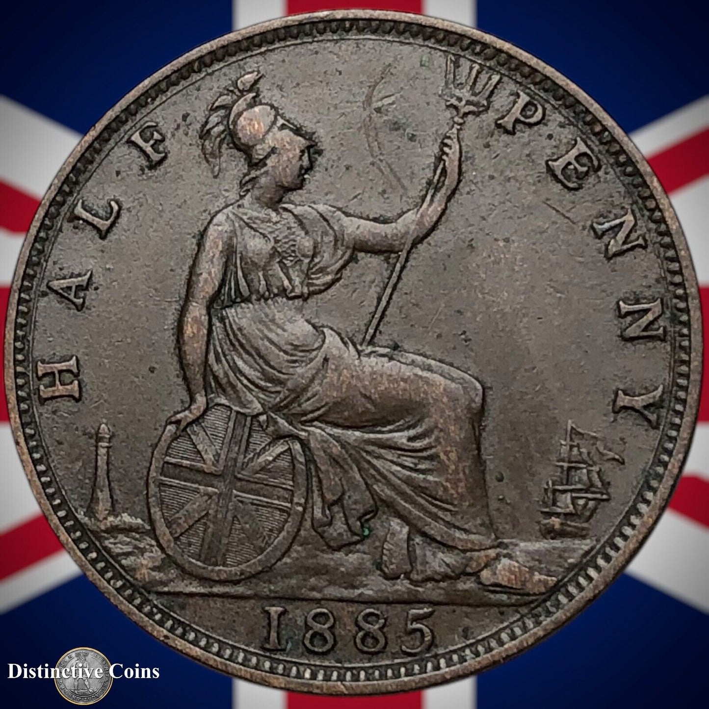 Great Britain 1885 Half Penny 1/2d GB5569