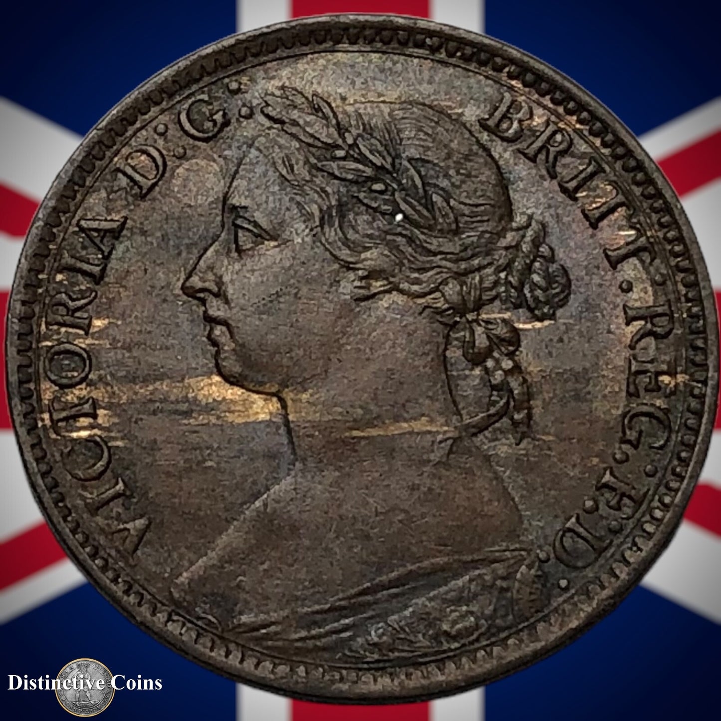 Great Britain 1885 Farthing 1/4d GB4161