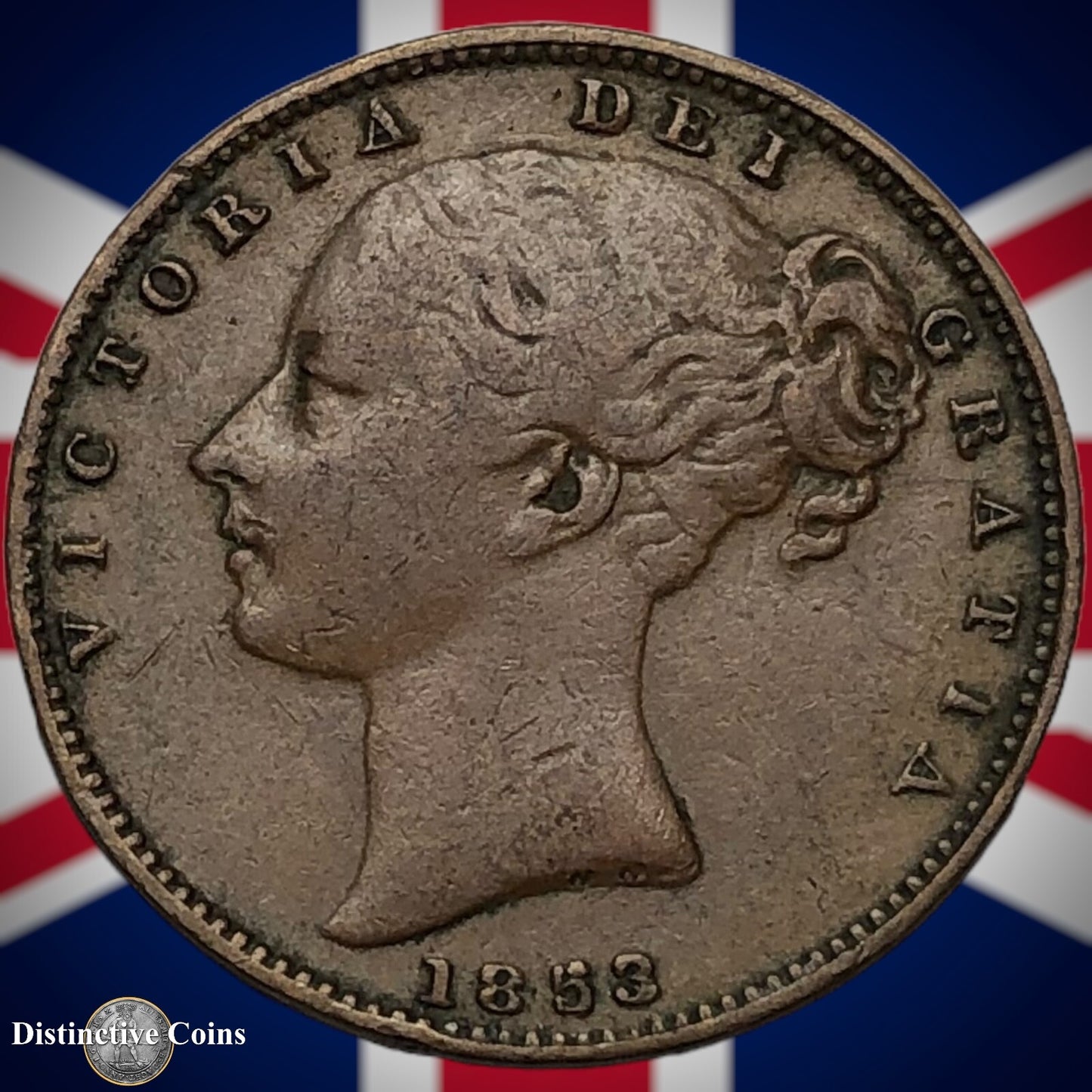 Great Britain 1853 Farthing 1/4d GB3440