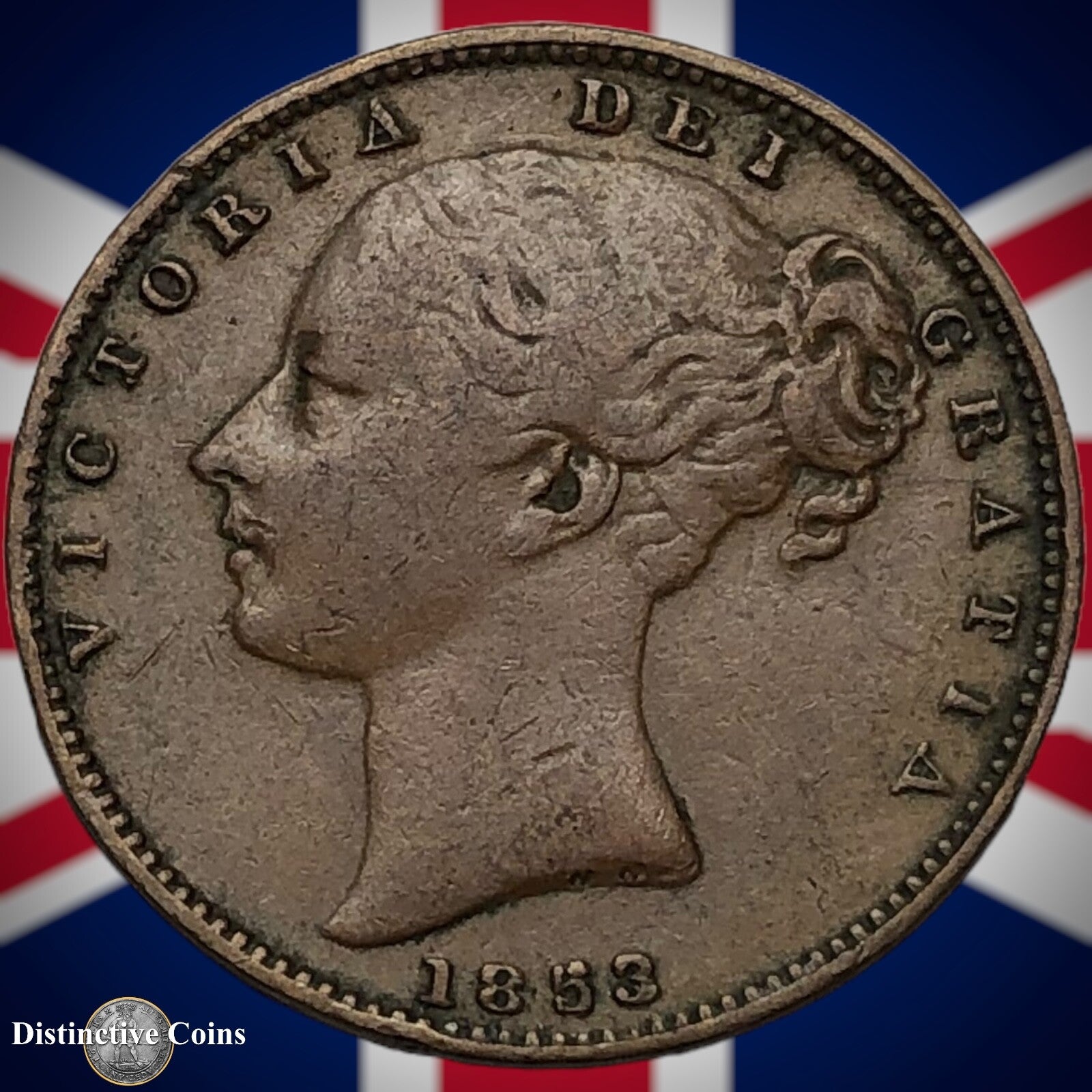 Great Britain 1853 Farthing 1/4d GB3440