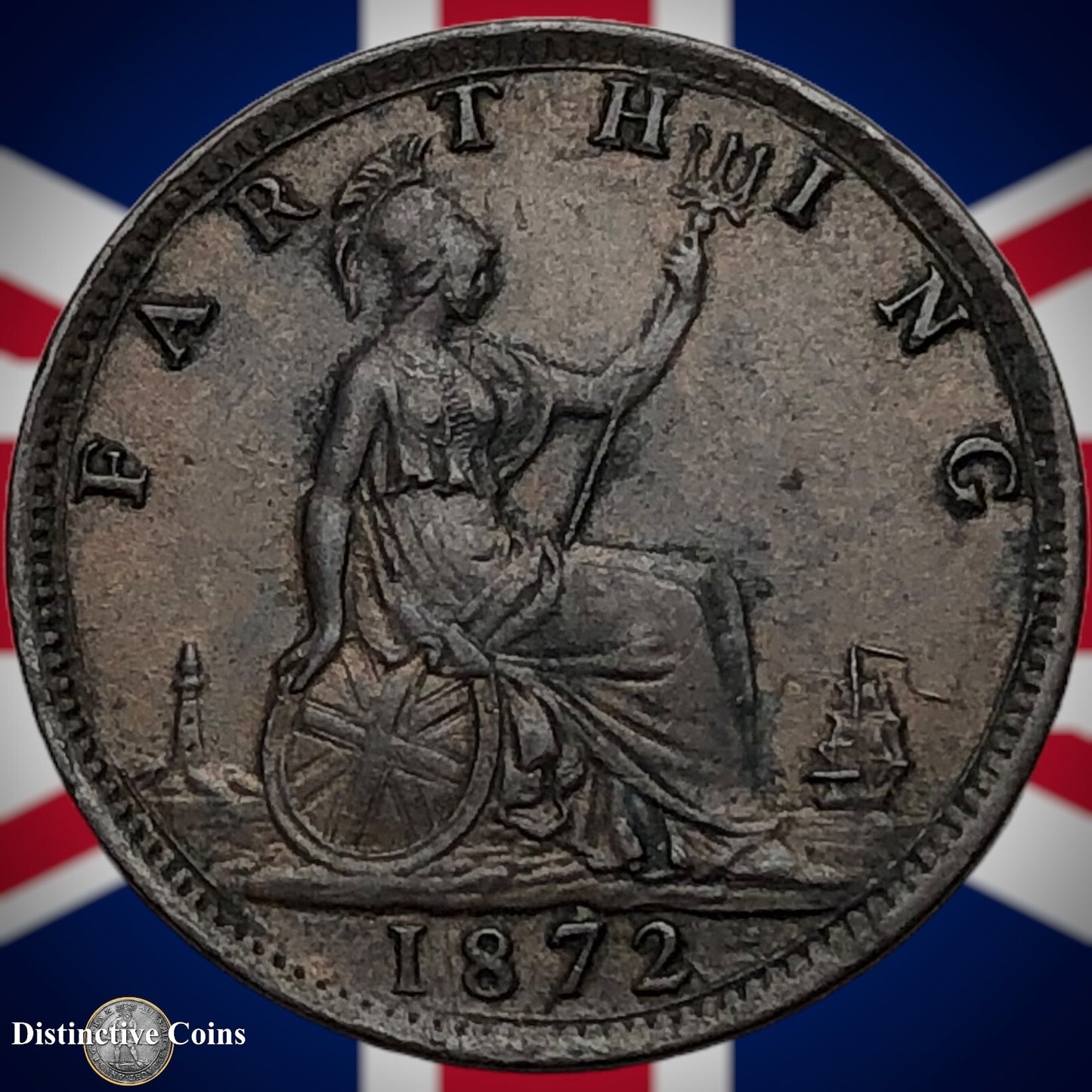 Great Britain 1872 Farthing 1/4d GB3664