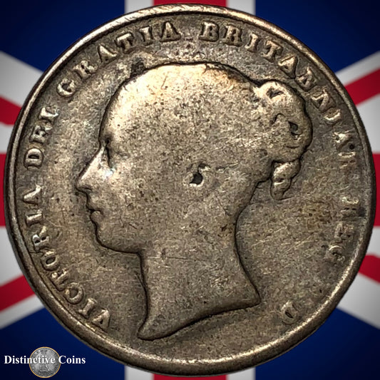Great Britain 1845 British One Shilling GB0197