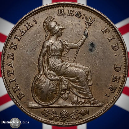 Great Britain 1848 Farthing 1/4d GB3434