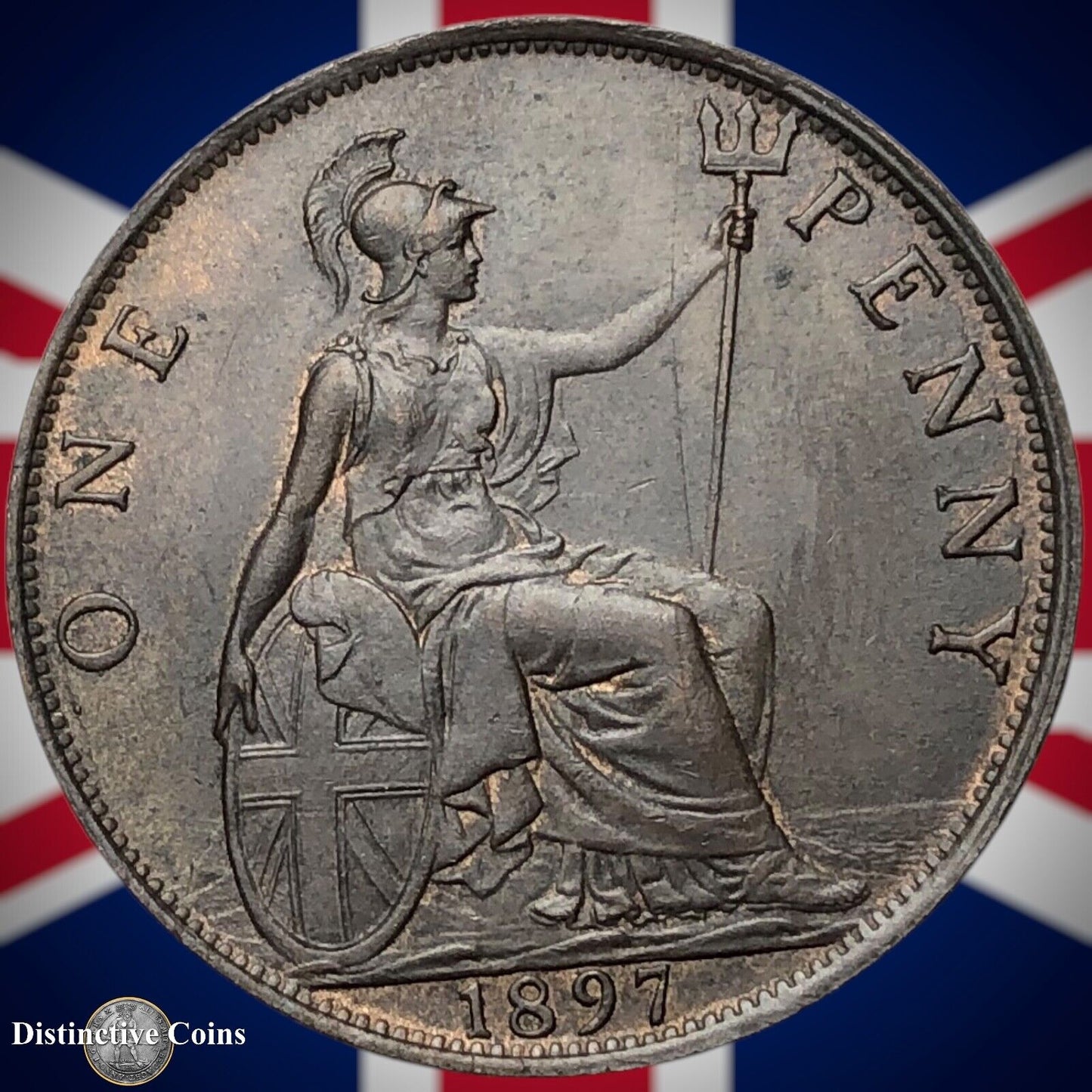 Great Britain 1897 Penny 1d GB6598