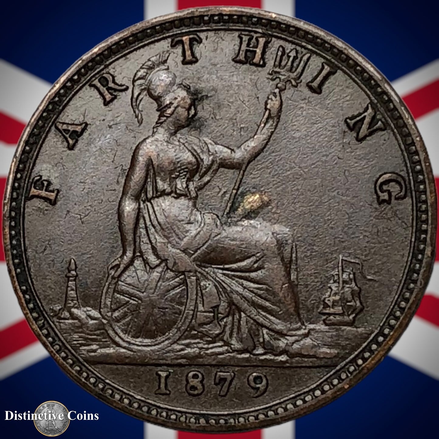 Great Britain 1879 Farthing 1/4d GB3813